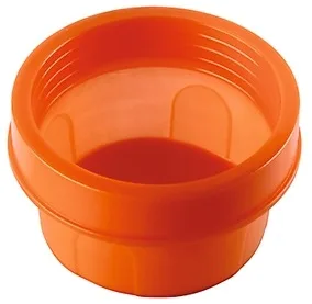 Boite orange rond