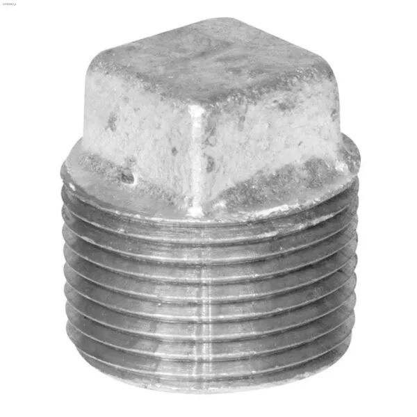 1/2&Prime; Bouchon en fer malléable galvanisé