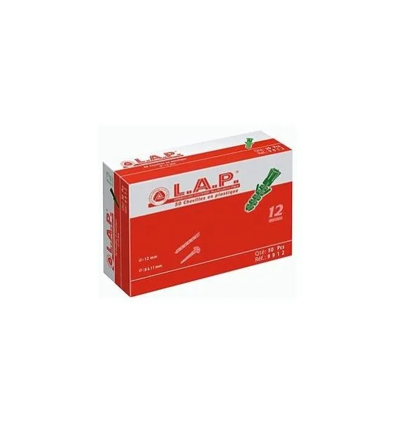 Boîte Cheville en plastique Ø12 LAP