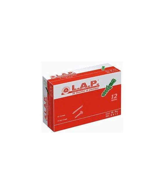 Boîte Cheville en plastique Ø12 LAP