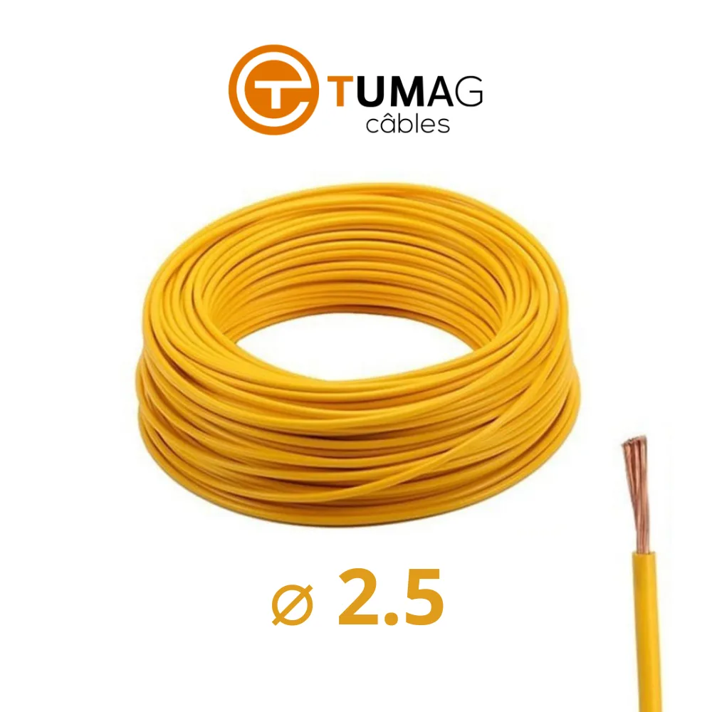 Cable U500V 2.5 Rigide Tumag 100 Mètres/Rouleau – Image 4