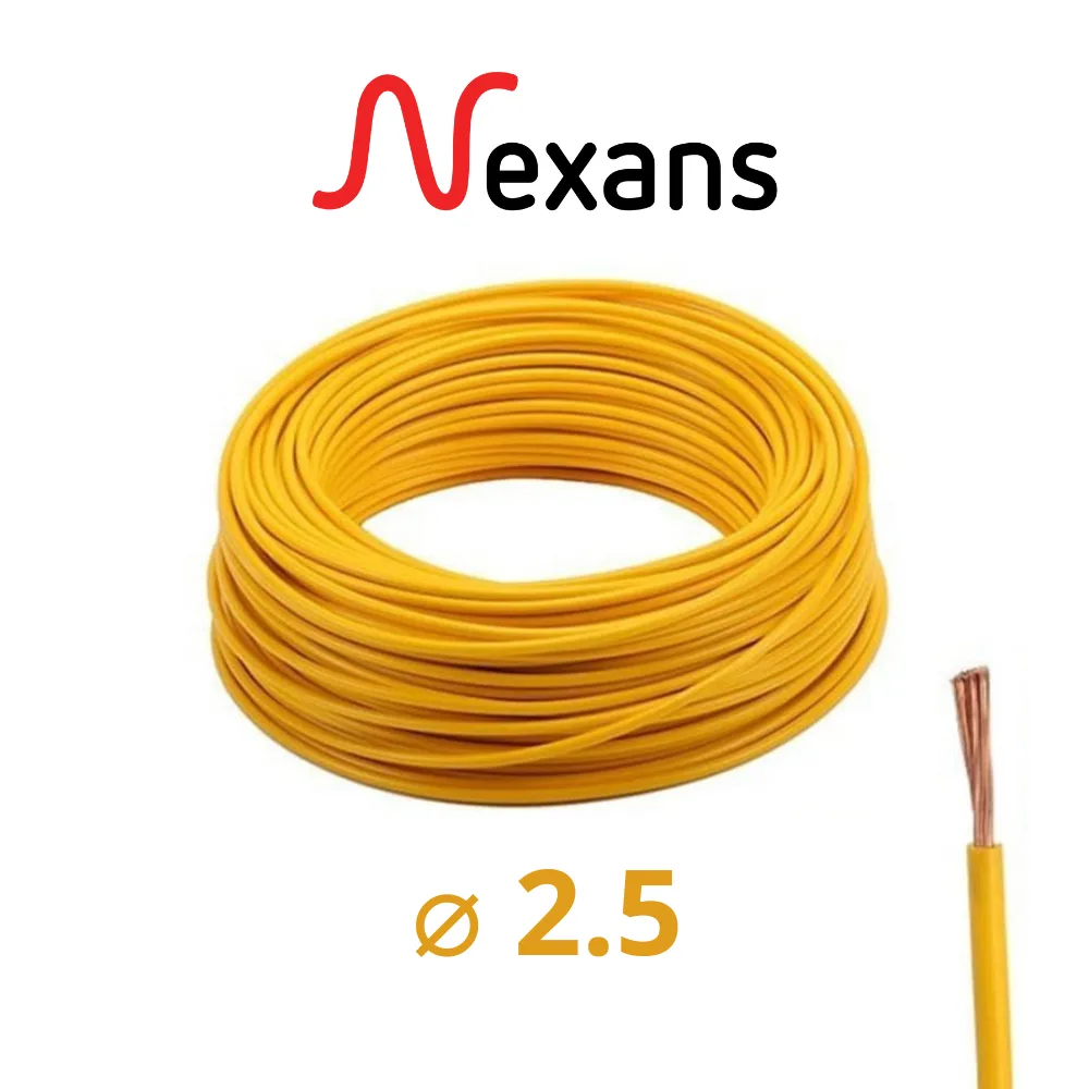 Cable U500V 2.5 Rigide Nexans 100 Mètres/Rouleau – Image 2