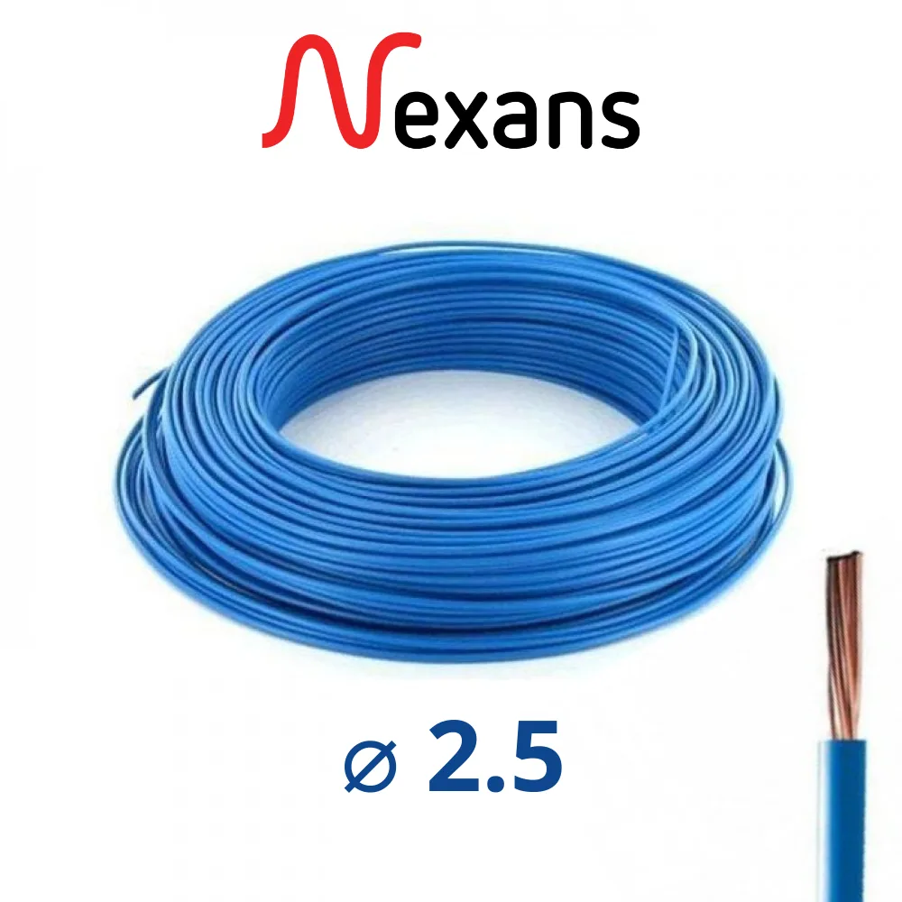 Cable U500V 2.5 Rigide Nexans 100 Mètres/Rouleau – Image 3