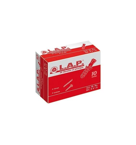 Boîte Cheville en plastique Ø10 LAP