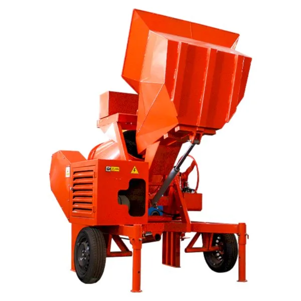BETONNIERE 350L DIESEL HYDRAULIQUE A CUVE BASC – Image 2