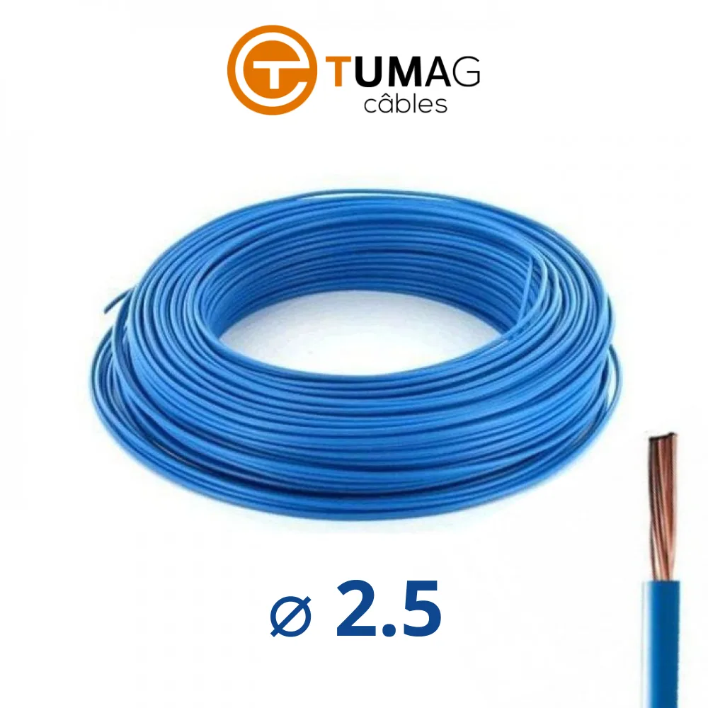 Cable U500V 2.5 Rigide Tumag 100 Mètres/Rouleau – Image 6