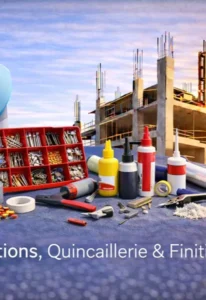 FIXATIONS, QUINCAILLERIE & FINITIONS