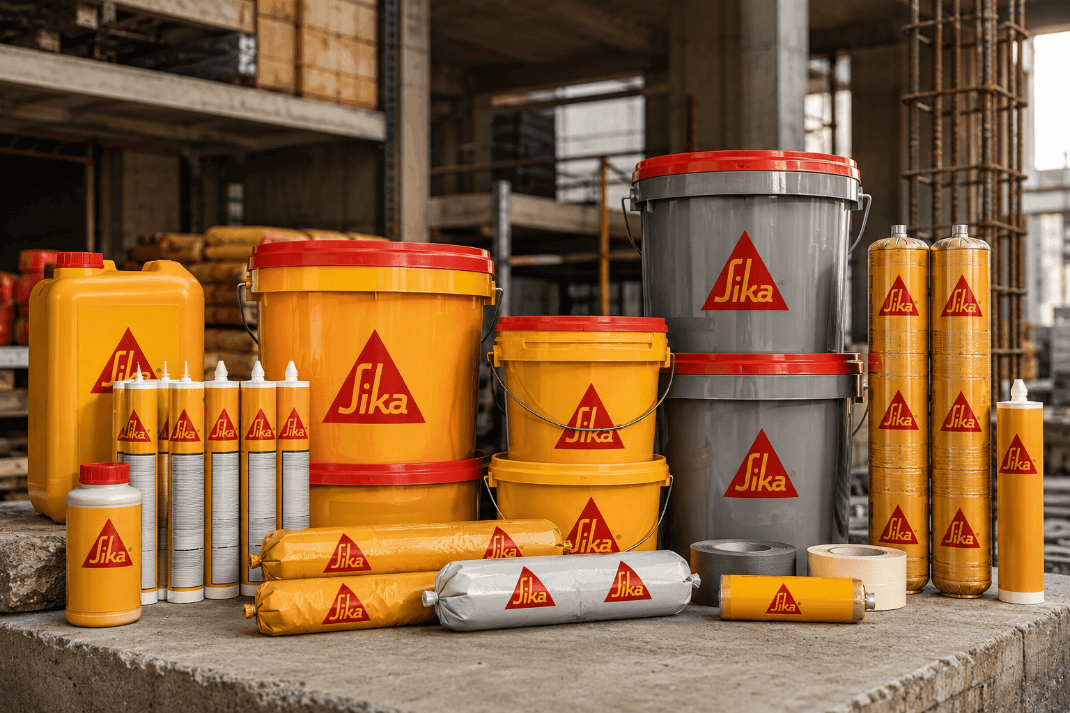 Chimie bâtiment solutions techniques matériaux construction Maroc — adjuvants Sika Rifaa
