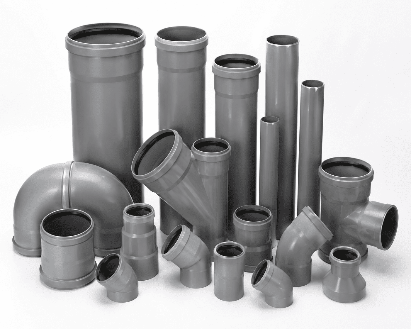 Plomberie PVC évacuation matériaux construction Maroc — tubes raccords Rifaa