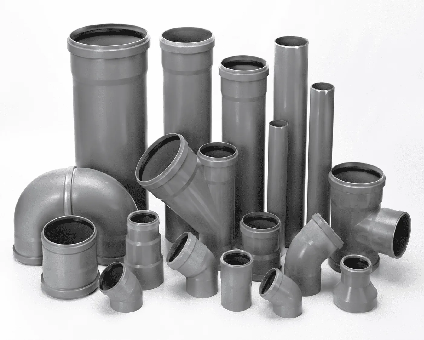 Plomberie PVC évacuation matériaux construction Maroc — tubes raccords Rifaa